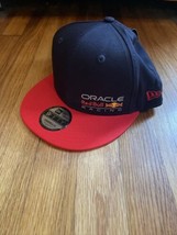 Red Bull Racing F1 New Era Essential Navy 9FIFTY Flat Cap Snapback Medium- Large - $38.22