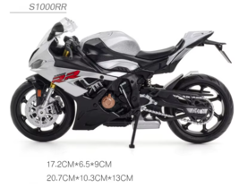 Silver 1:12 Scale Technical S1000RR Alloy Car Model Diecast Car Off-road - $25.99