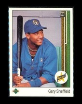 Vintage 1989 UPPER DECK Baseball Card #13 GARY SHEFFIELD Milwaukee Brewers - £7.81 GBP