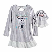 American Girl Nashville, TN Music City Pajama Set with Doll Set, Size 5/6 - $11.13