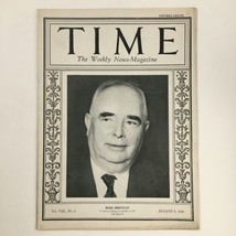 VTG Time Magazine August 9 1926 Vol VIII No. 6 Democratic Boss George E. Brennan - £29.73 GBP