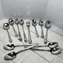 Flatware Lot Of 12 Assorted Pieces And Designs All Preowned - £12.72 GBP