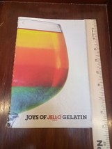 Vintage 1981 Joys Of Jell-O Gelatin Cookbook 1st Edition - £3.17 GBP