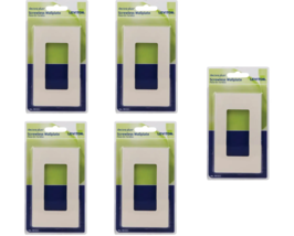 GFCI/Rocker Wallplate 1-Gang Polycarbonate Light Almond, Leviton 80301-0... - $21.77