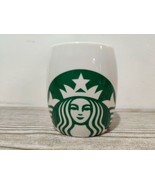 STARBUCKS 2010 Mermaid Siren Logo White Ceramic Barrel Coffee Mug 14 oz ... - £6.87 GBP