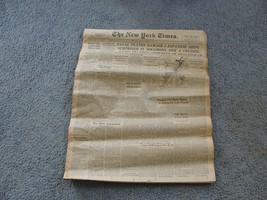 WWII NEWSPAPER October 9, 1942-The New York Times-Naval Planes Damage Ja... - $26.51