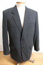 Whitby M Black Washed Silk 2-Button Sport Coat Jacket - $46.73