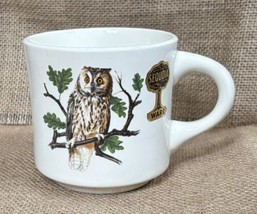 Vintage Sequoia Ware Owl Mug Cup Nature Animal Lover Bird Botanical Durable - £15.70 GBP