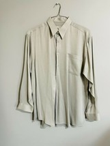 Men&#39;s Long Sleeve Button-Down Shirt - £10.44 GBP
