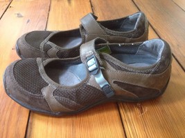 Ahnu Brown Womens Causal Mary Jane Shoes Walking Hiking Sneakers 7.5 38 - £36.95 GBP