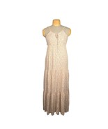 Arizona Jean Womens Medium Maxi Dress Tiered Floral Tie Back Cottagecore... - $23.32 CAD