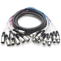 Seismic Audio Speakers 8 Channel XLR Snake Cables, Pro Audio Snake Cable... - $101.64