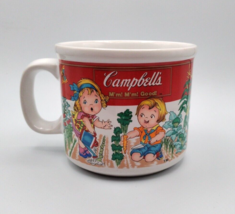 Vtg 1993 Campbell&#39;s Soup Vegetable Garden Soup Mug Cup Westwood Campbells Kids - £7.54 GBP