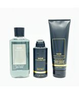 Bath &amp; Body Works Noir Men&#39;s Body Wash, Body Spray &amp; Body Cream 3-Piece ... - $33.20