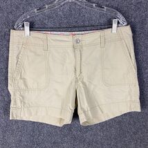 Levi&#39;s Shorts Women&#39;s Size 10 100% Cotton Beige Slash Pockets Casual - $200.87 MXN