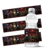Valentina Buck Fnaf Water Bottle Labels Birthday Party Supplies Black 20... - $182.68 MXN