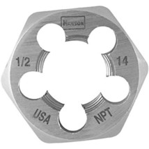Hanson 7005 High Carbon Steel Hexagon Taper Pipe Die 1-7/16&quot; Across Flat... - $24.27