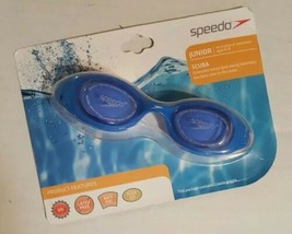  Speedo Junior Scuba jr. Goggles UV, Latex Free Anti Fog Flex Fit New - £6.01 GBP