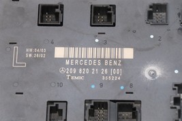 Mercedes W209 CLK500 CLK550 Door Control Module Front Driver Left LH 2098202126 image 2