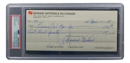 Maurice Richard Signed Montreal Canadiens  Bank Check #90 PSA/DNA - £190.28 GBP