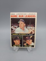 1964 Topps Baseball #010 Killebrew Stuart Allison Home Run Leaders Baseb... - £15.65 GBP