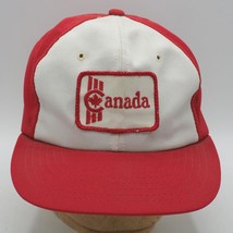 Mesh Snapback Trucker Farmer Hat Cap Canada Patch Vintage - £43.42 GBP
