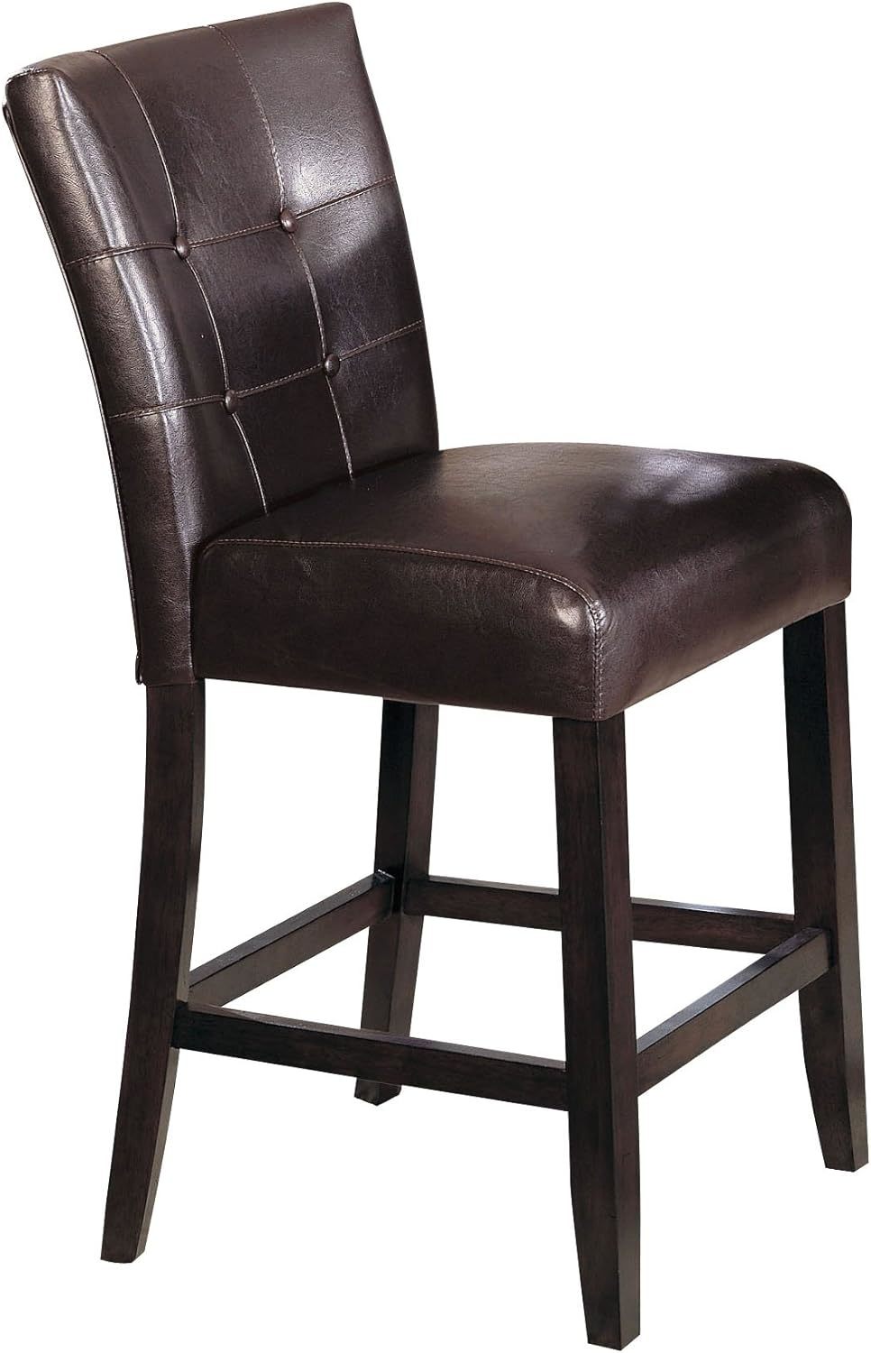 Brown, 24-Inch-High Counter Height Chairs In A Set Of Two From Acme 0. - $201.97