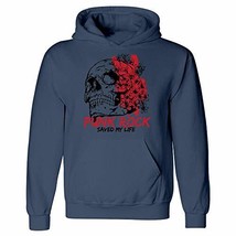 Punk Rock Saved My Life Music - Hoodie Navy - $59.39