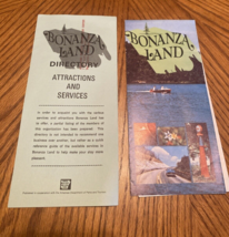 Bonanza Land Brochure Map Pamphlet Set Lot 2 Arkansas Vintage Travel Eph... - $25.31 CAD
