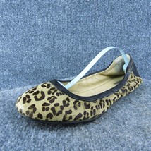 Halogen  Women Ballet Shoes Brown Leather Slip On Size 9 Medium - £19.47 GBP