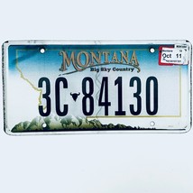 2011 United States Montana Yellowstone County Passenger License Plate 3C 84130 - £13.18 GBP