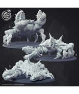 3D Printed Cast n Play - Undead Pirate Beast 28mm 32mm D&amp;D - $369.31 MXN+