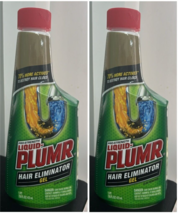 2X Liquid-Plumr Hair Clog Eliminator Gel Liquid Drain Cleaner 16 OZ EACH... - $19.30