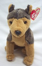 Ty 2000 Beanie Baby Sarge The German Shepherd Dog 6&quot; Bean Bag Stuffed Animal New - £13.06 GBP