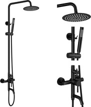 Bathroom Handheld Shower And Tub Spout Set With 8 Inch Rainfall Shower Head - £187.02 GBP