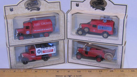 Lot of 4 LLEDO Chevron 1:64 Scale Delivery Trucks - £18.52 GBP