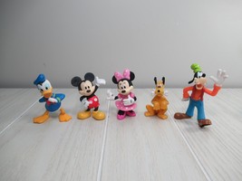 Disney Mickey Mouse Clubhouse figures Minnie Pluto Donald Duck Goofy lot - £10.30 GBP