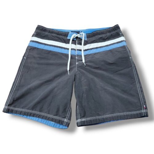 Tommy Hilfiger Shorts Size Large W38&quot; x L8&quot; Swim Trunks Swimwear Swimmin... - $30.43