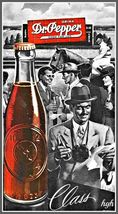 Dr. Pepper Soda Cola Pop Advertising Ad Metal  Sign 12x8in Mancave Garag... - $24.74
