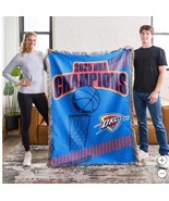 Oklahoma City Thunder Tapestry Woven 2025 NBA Champions Basketball 60&quot; X... - €67,75 EUR