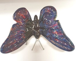 Tilnar Art - Purple Butterfly (S) - 6.5cm high, 13.5cm wide - Recycled Aluminium - £15.56 GBP