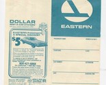 Eastern Airlines Ticket Jacket Dollar Rent a Car - $17.80