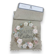 New Rachel Ashwell Shabby Chic Easter Applique Embellished Table Runner 16x72&quot; - £42.97 GBP