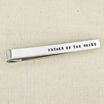 Father of the Bride Tie Clip, Wedding Tie Clip, Fathers Day Gift, Budget... - $14.99 CAD