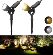 Solar Lights Outdoor 800 Lumens Solar Spot Lights 3000K 6000K 4 Modes Solar Land - £44.19 GBP