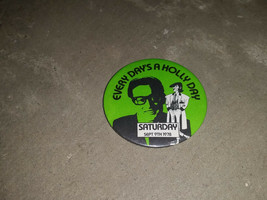 Vintage Buddy Holly Original Every Day&#39;s A Holly Day Green Sept 9, 1978 Pinback - £58.91 GBP