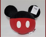NEW RARE Pottery Barn Kids Disney Mickey Mouse Shaped Pillow 9&quot; diameter... - $42.99