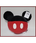 NEW RARE Pottery Barn Kids Disney Mickey Mouse Shaped Pillow 9&quot; diameter... - £33.96 GBP