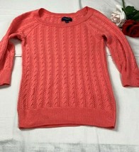 American Eagle Women&#39;s Pink Sweater Juniors Size L - $5.90