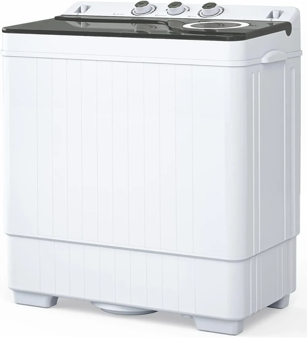 26lbs Compact Twin Tub Portable Washing Machine Mini Washer(18lbs) Spine... - $280.24+
